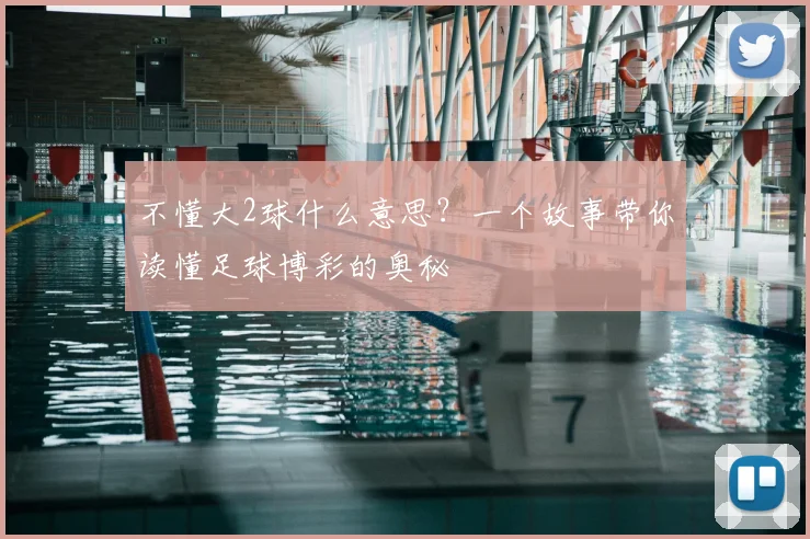 不懂大2球什么意思？一个故事带你读懂足球博彩的奥秘