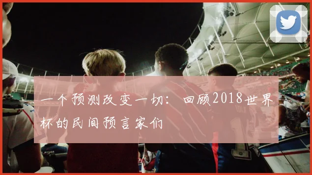 一个预测改变一切：回顾2018世界杯的民间预言家们