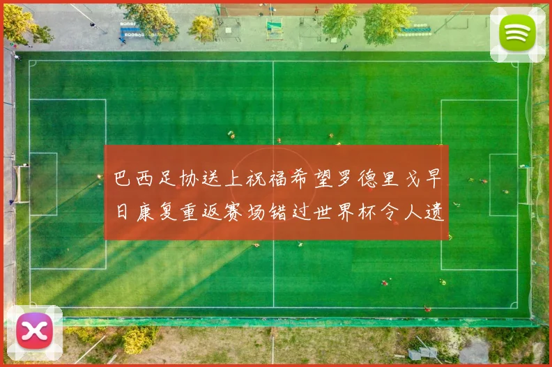 巴西足协送上祝福希望罗德里戈早日康复重返赛场错过世界杯令人遗憾